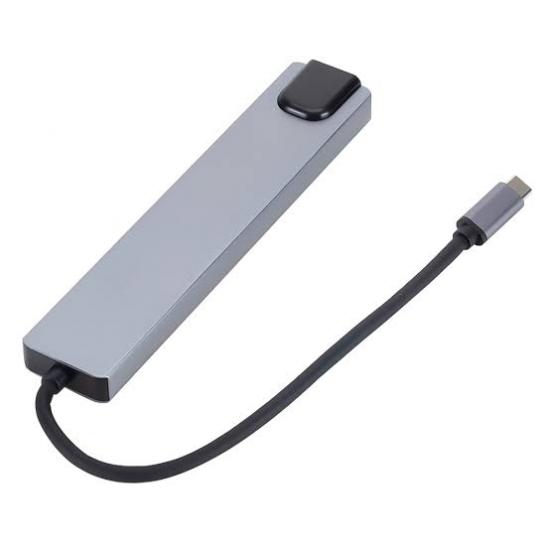 5 in 1 Ethernet SD USB Type C Hub HDMI Girişli Macbook Çevirici